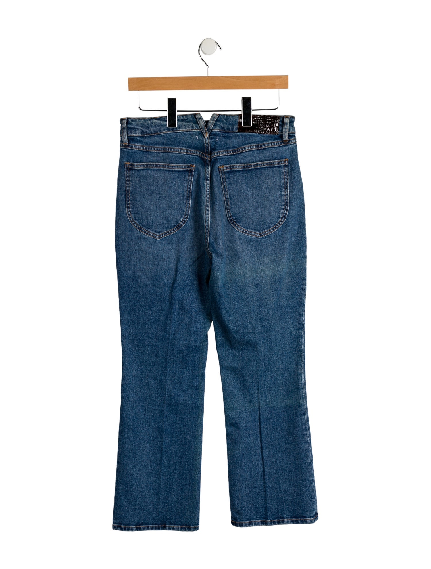 SPRWMN Mid-Rise Straight Leg Jeans